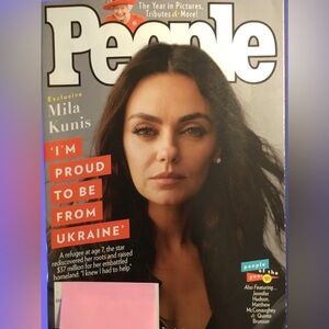 People Magazine Featuring Mila Kunis, Jennifer Hudson, Matt McConaughey & more!
